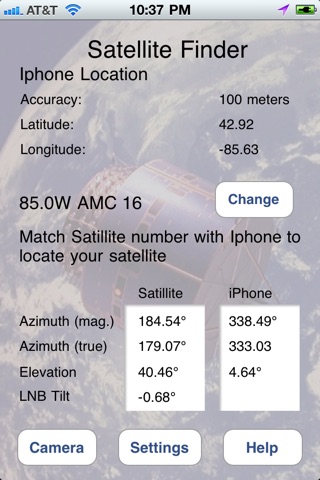 Satellite Dish Finder screenshot 2