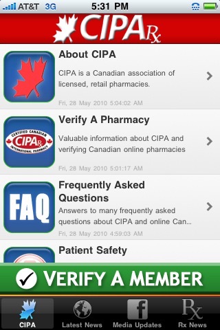 Canadian International Pharmacy Association CIPA screenshot 4