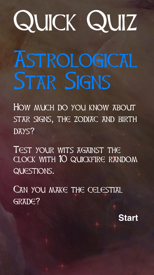 Quick Quiz - Astrological Signs - 1.1 - (iOS)