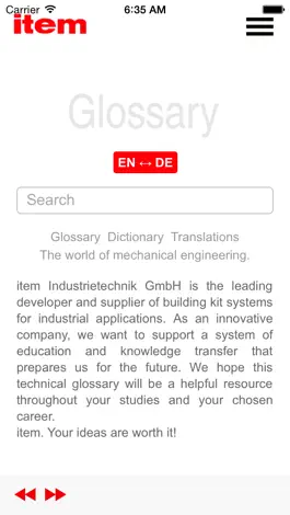 Game screenshot The item Glossary for mechanical engineering apk