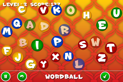 Word Ball Free - A Fun Word Game and App for All Ages by Continuous Integration Apps screenshot 2