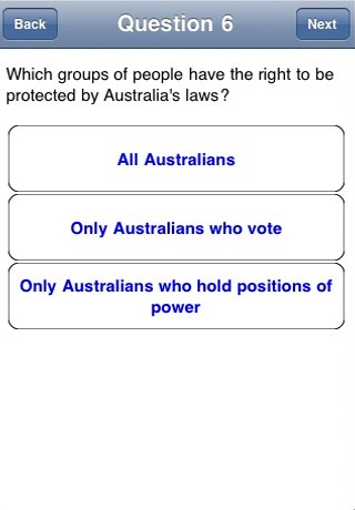 Aussie Test: Practice questions for the Australian Citizenship Test screenshot 2