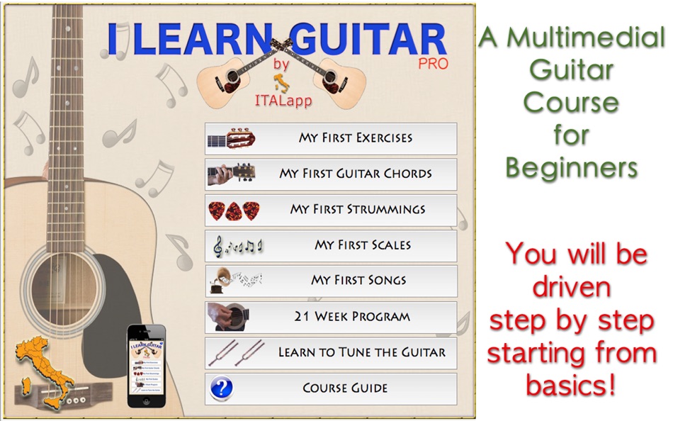 I Learn Guitar Pro - interactive guitar course for Mac OS X - 3.0 - (macOS)