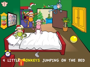 Five Little Monkeys Christmas HD screenshot #2 for iPad