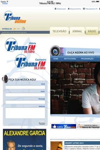 Tribuna FM 99,1 MHz screenshot 4