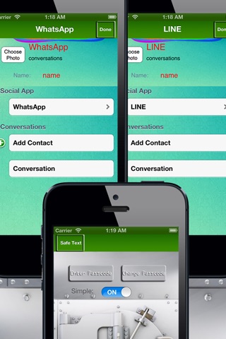 SafeText for WhatsApp,LINE,Viber,Wechat,Skype screenshot 2