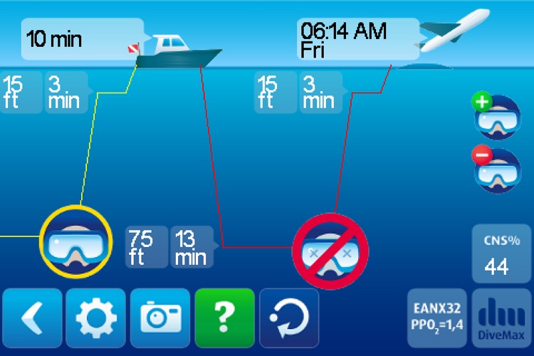 DiveMax NITROX Dive Planner