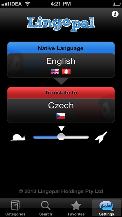 Lingopal Czech LITE - talking phrasebook