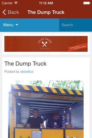 Food Carts Portland Mobile screenshot 2