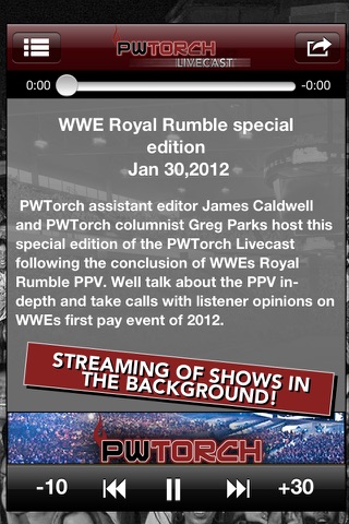 PWTorch Livecast screenshot 3