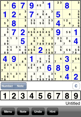 Free SudokuEdit for iPhone screenshot 4