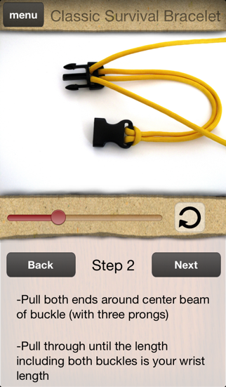 paracord 3d: animated paracord instructions iphone screenshot 2