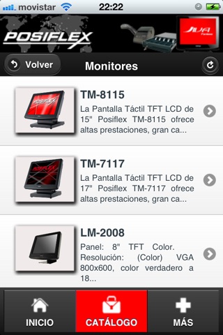 Posiflex - Catálogo TPV y periféricos screenshot 2