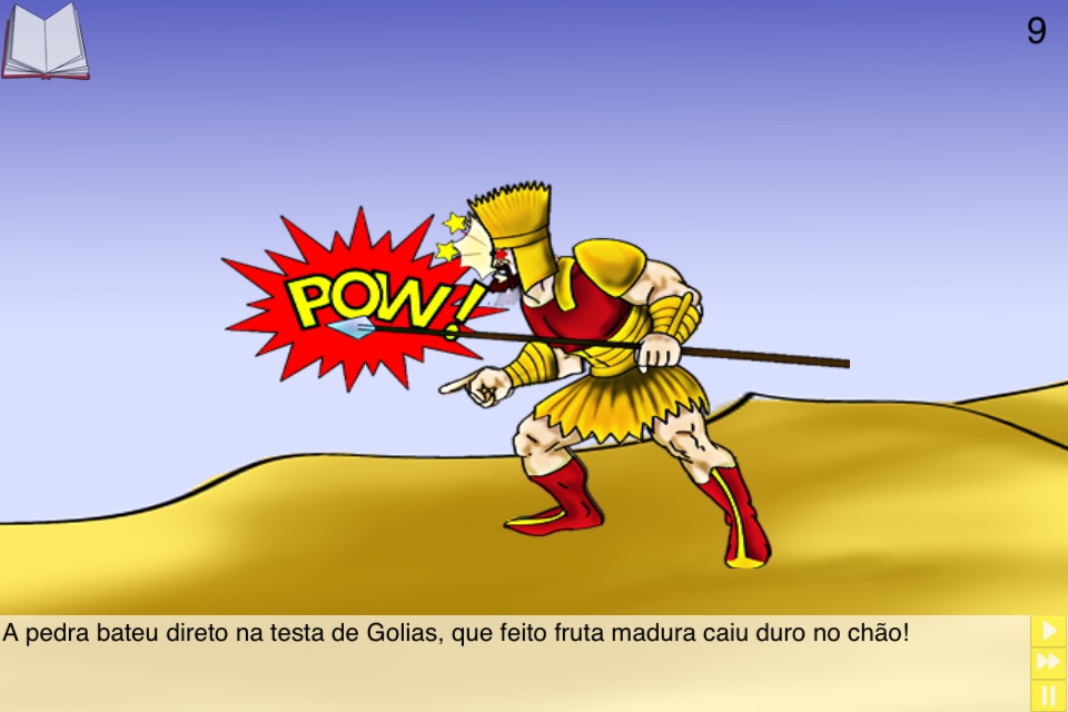 Davi e Golias (Historia biblica) screenshot 3