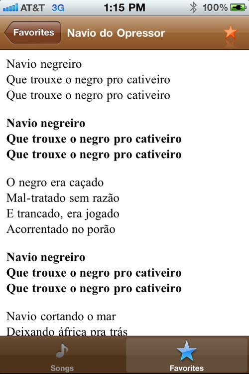 Capoeira Songs