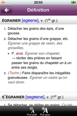 Assistant de jeux de lettres screenshot 4