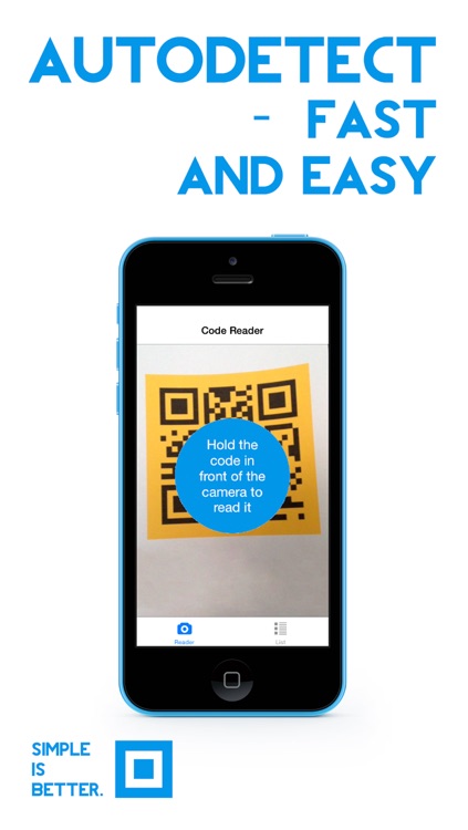 Code Reader .Simply - Read QR, Aztec, PDF417 and Bar Codes