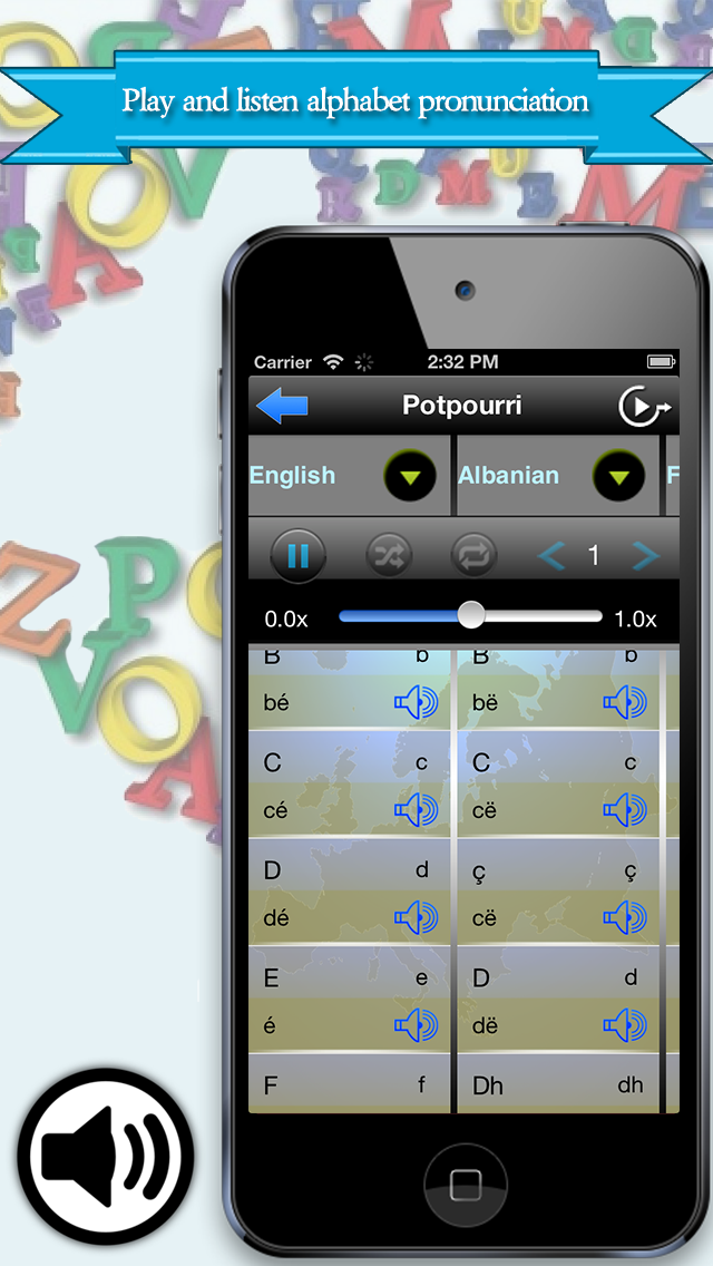 Screenshot #3 pour LingoDiction - Alphabet Flashcard Games & Phonics (English, German, Dutch & more)  Europe Vol.1