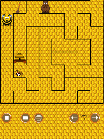 Screenshot #5 pour Abeille Maze Race (abeille vs l'ours)