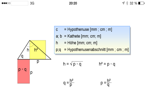 Umgestellte Formeln Mathematik Physik Lite screenshot 2