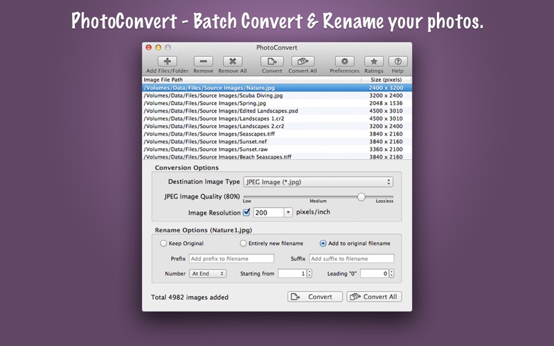 Screenshot #1 pour PhotoConvert