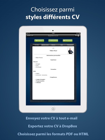 Pocket Mobile Resume PRO screenshot 3