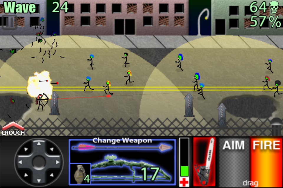 StickBo Zombies Lite screenshot 4