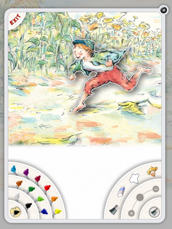 Van Gogh and the Sunflowers: encourage creativity and teach your child art history in this interactive book with text and paintings by Laurence Anholt ("Lite"/ free version by Auryn Apps)