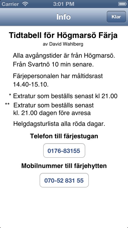 Högmarsö Färja