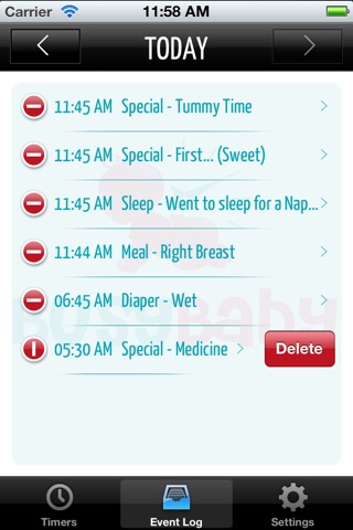 BusyBaby Timer screenshot 4