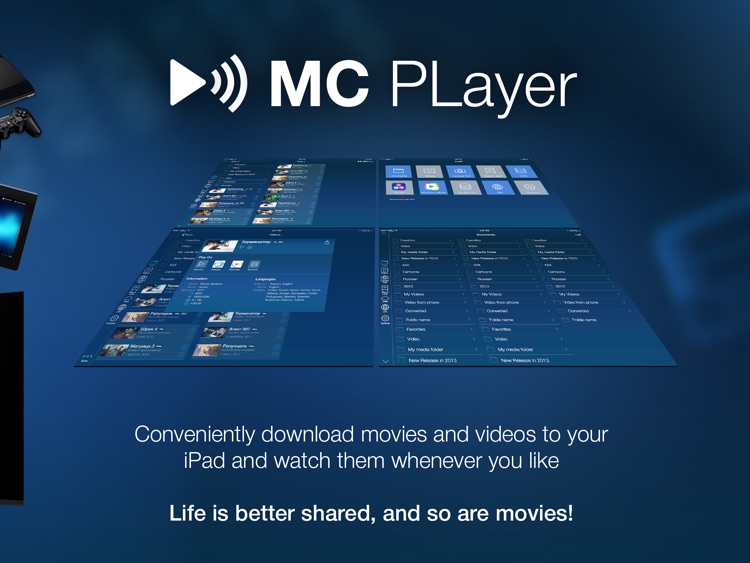 MCPlayer HD Lite wireless video player for iPad to play movies without conversion screenshot-4