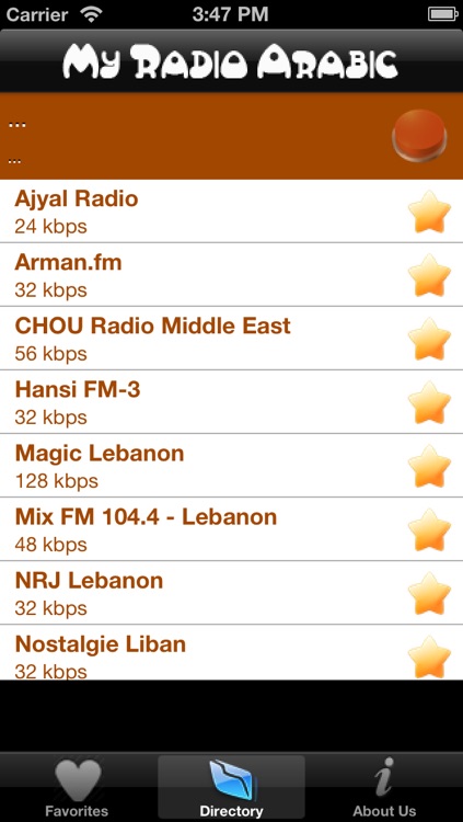 Arabic Radio.