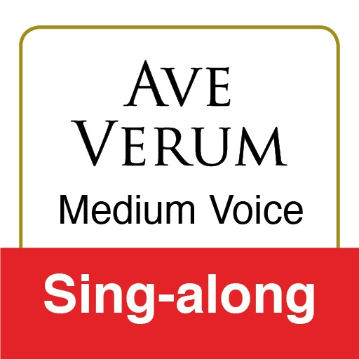 Ave Verum, Elgar (Medium Voice & Piano - Sing-Along)