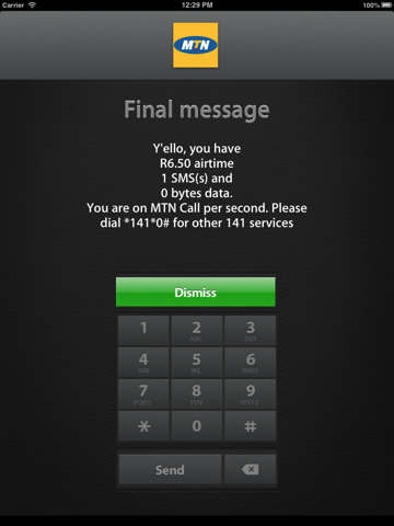 MTNza KeyPad screenshot 4