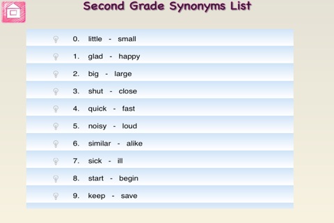 Second Grade Synonyms screenshot 4