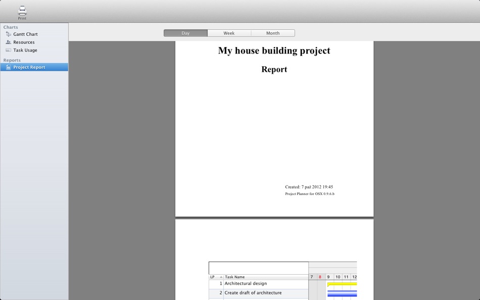 #5. Project Planner - Gantt app (macOS) 由: Peritum.Net