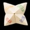 Chatterbox is a fortune teller or a cootie catcher (sometimes called a scrunchie and a chatterbox in Australia) for your iPhone