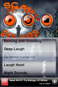 Scary Sounds screenshot #2 for iPhone