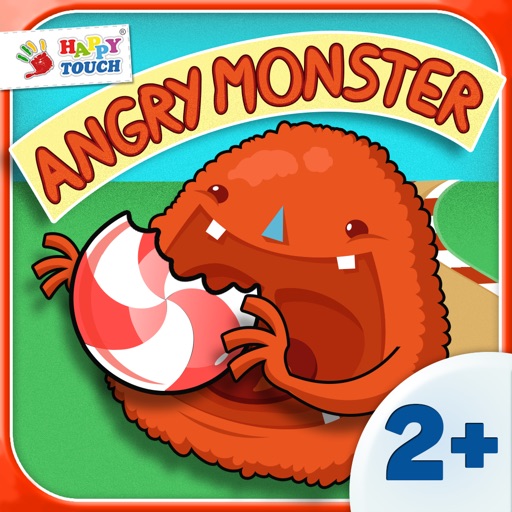 Angry Monster – loves Candies! Kids Apps for toddlers and preschoolers aged 2 and above - by Happy Touch Kids Games® icon