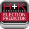 The H&K Election Predictor can be used to see how Canadian elections will play out