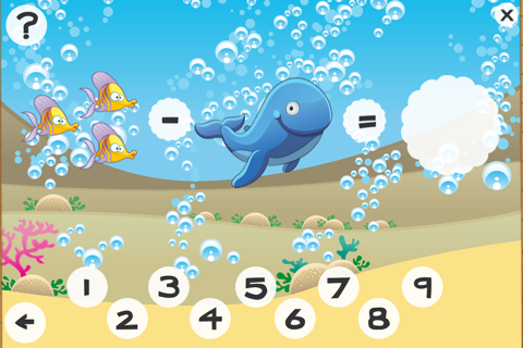 Underwater math game for children age 3-6: Learn the numbers 1-10 for kindergarten, preschool or nursery school screenshot 3