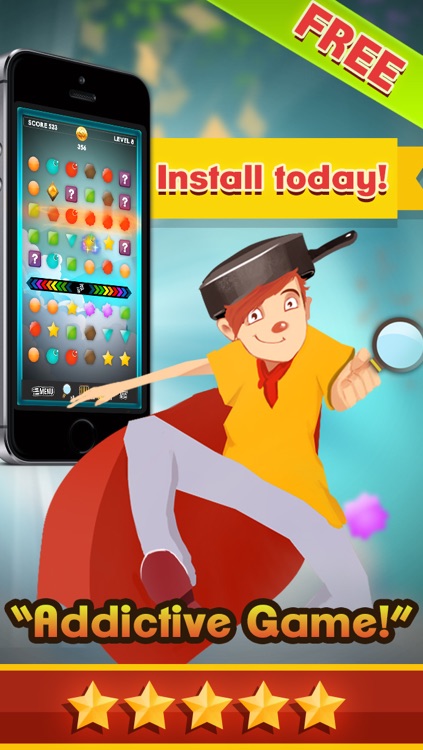 Incredible Super Hero Jewel Match Game - Gem Blitz Puzzle Mania for Kids Free screenshot-4