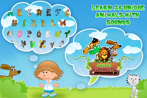 Animal Alphabets for iPhone: Learn , Write and Play screenshot 4