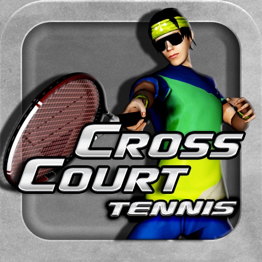Cross Court Tennis Icon