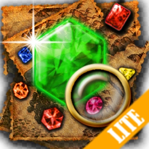 Gems Huntz Lite ( Simple And Funny Match 4 Game ) iOS App