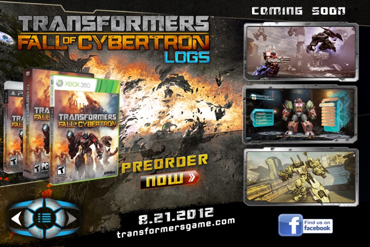 Transformers Fall of Cybertron Logs screenshot-4