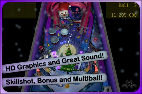 Xmas Pinball Lite screenshot 3