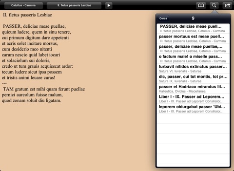 Latin poets for iPad screenshot 3