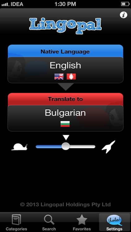 Lingopal Bulgarian LITE - talking phrasebook