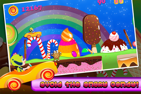 Candy Race Mania FREE - A Sweet Magical Adventure for all Boys and Girls screenshot 4